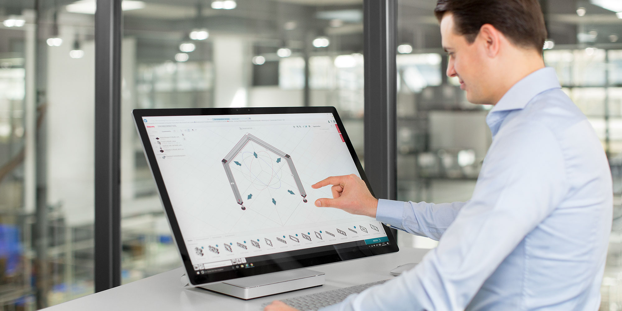 Innovative aluminium profile configurator for maximum time savings